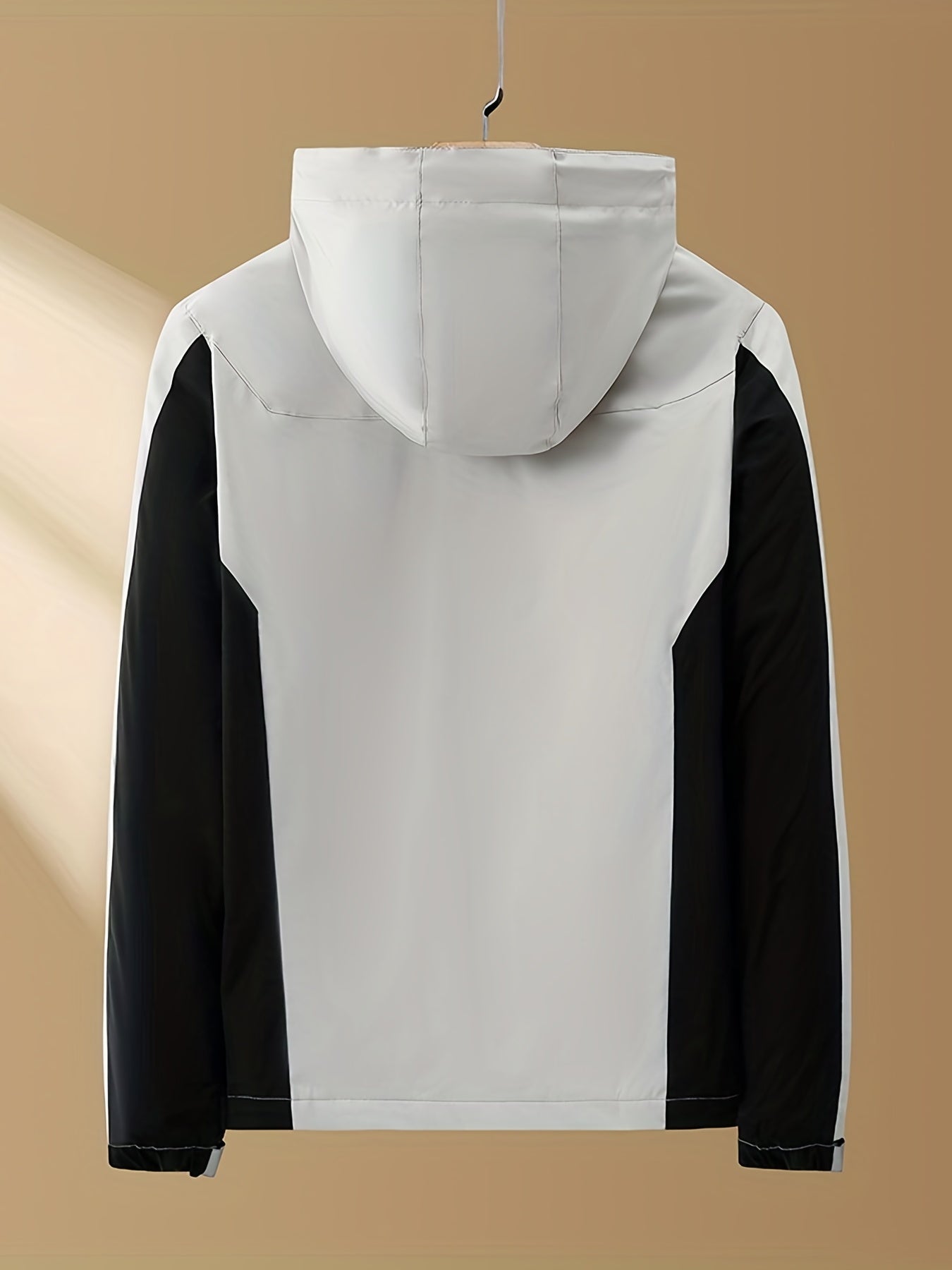 Women's Two Tone Woolen Jacket Hooded Sports Activewear