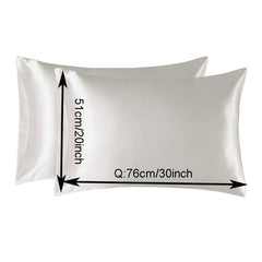 Satin Pillowcases For Hair And Skin - Envelop Closure - Standard Queen King Size