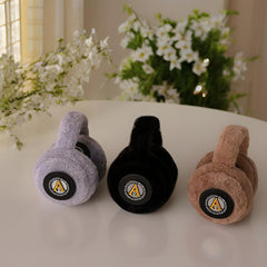 Plush Ear Warmers Soft Fluffy Headband Fit Men Women Ideal for Cycling