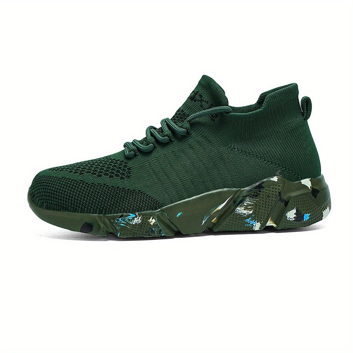 Men's Lace-up Sneakers Lightweight Breathable Athletic Shoes