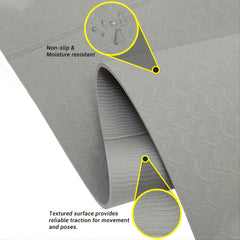 Foldable Yoga Mat - Non Slip Surface - Moisture Resistant