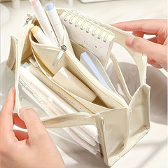 Large Capacity Pencil Case Stationery Box Portable Suitable For Office School