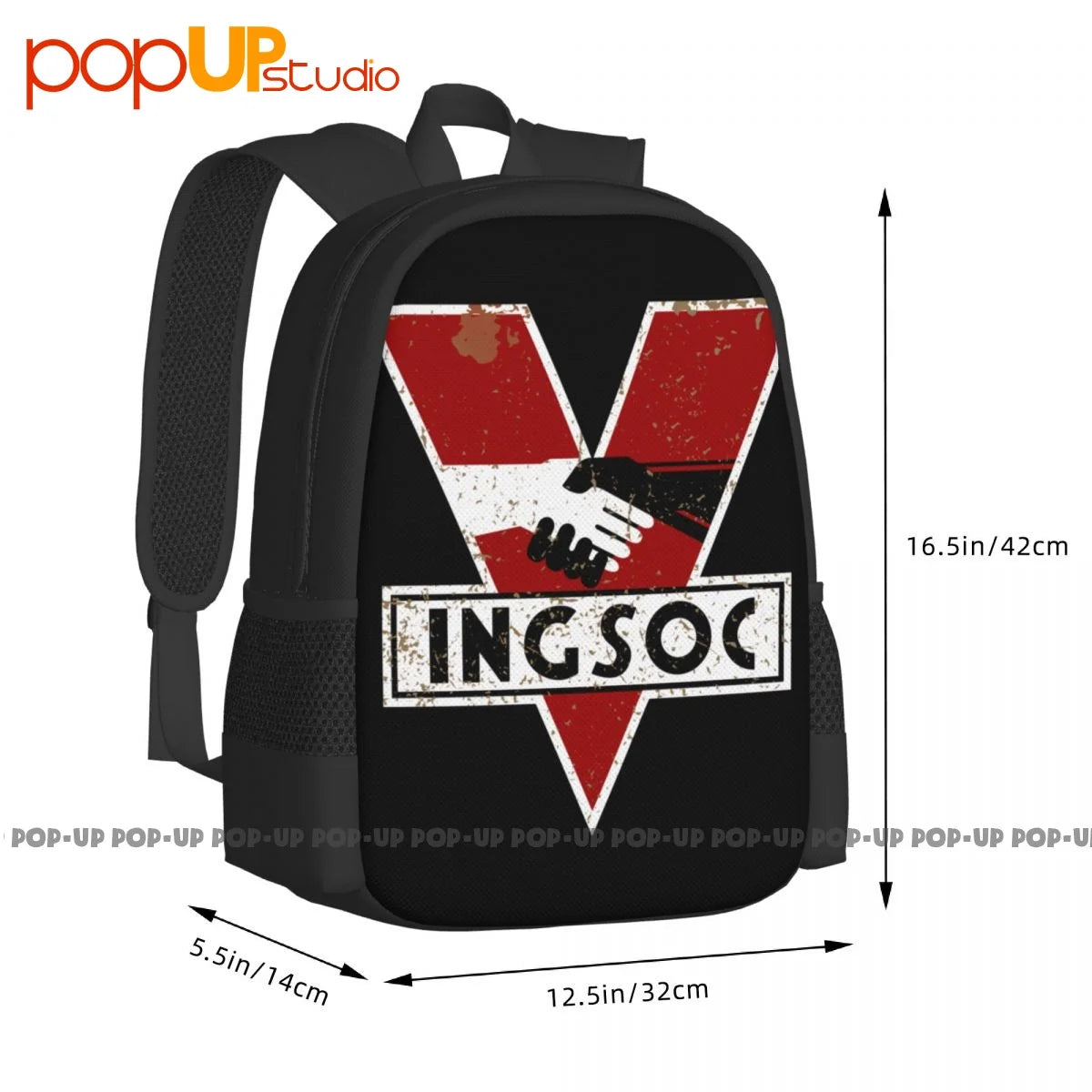 1984 Ingsoc Backpack Large Capacity Hot Foldable Shopping Bag