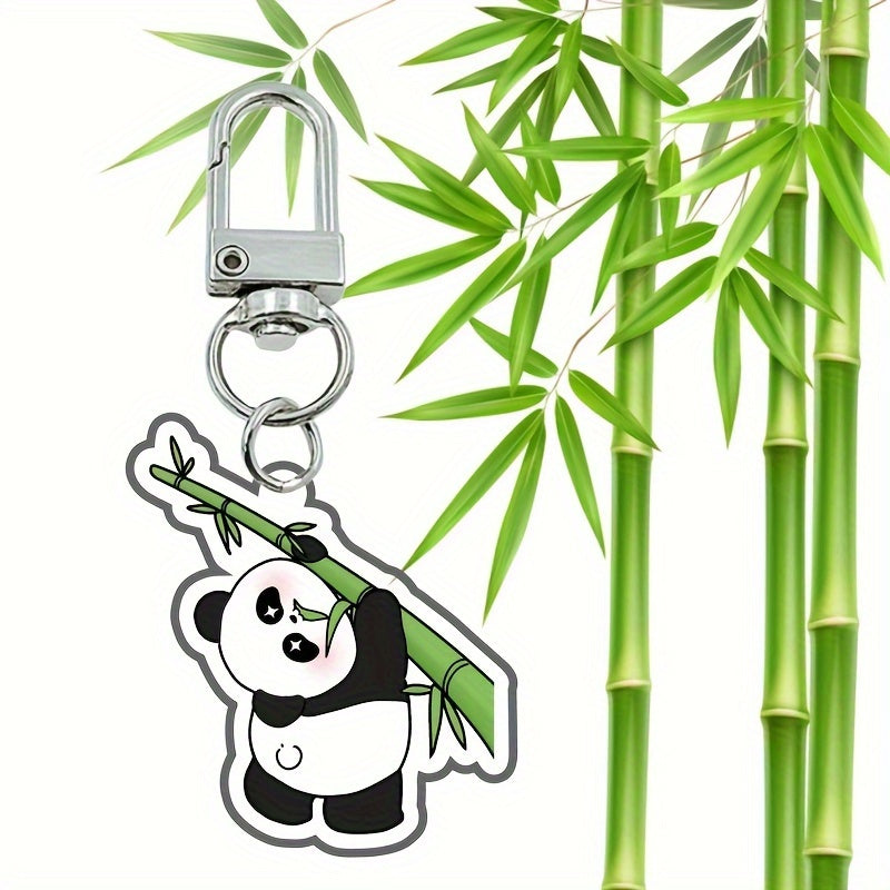 Chinese Style Panda Keychain Pendant Backpack