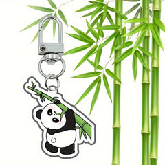 Chinese Style Panda Keychain Pendant Backpack