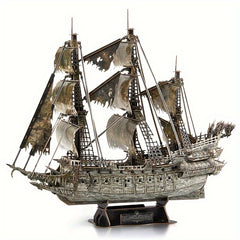 3D Puzzle LED Flying Dutchman 360pcs Pirate Craft Model Kit
