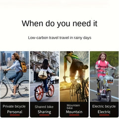 Waterproof Raincoat With Hood Outdoor Cycling Raincoat Thickened