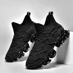 Men's Breathable Running Shoes Blade Sneakers with Shock Absorption