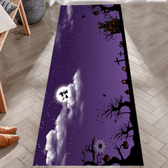 Halloween Pumpkin Runner Rug Soft Anti-fouling Kitchen Mat