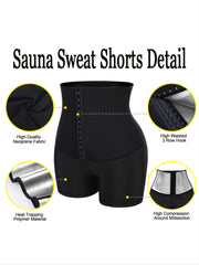 Slimming Neoprene High Waist Shorts - Sweat Sauna Effect