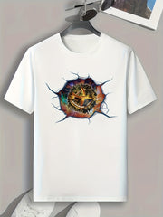 Men's Graphic T shirt for Summer Casual Wear