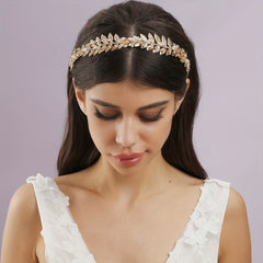 Leaf Headband Bridal Crown Tiara Wedding Accessories