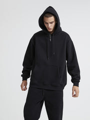MINIPIGGY Men's Fleece Hooded Sweatshirt Sports Hoodie Plus Size