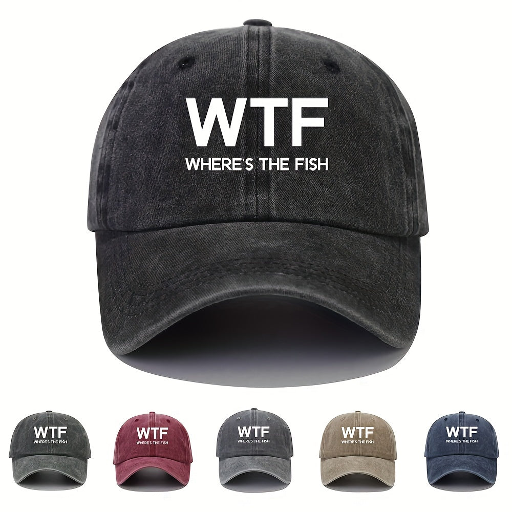 Adjustable Summer Casual Mens Peaked Cap With Letter Embroidery