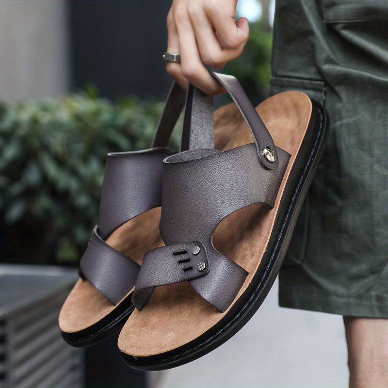 Men's Sliders Sandals Non Slip Open Toe Shoes