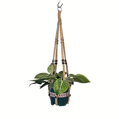 Macrame Plant Hanger Jute Hanging Planter with Wood Beads