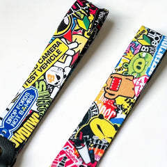 Anime Graffiti Keychain for Car Motorcycle Backpack Decoration