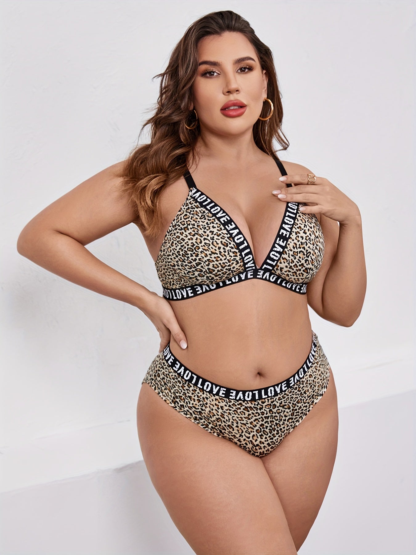 Sexy Leopard Print Bra & Panty Set