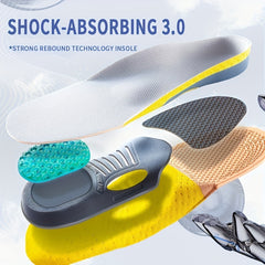 Sports Shock Absorption Insoles High Elastic Comfortable Running Insoles