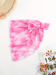 Sheer Cover Up Skirt Casual Beachwear Warp Dress Women's Swimwear