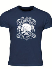 Vintage Skull Graphic T shirt For Men