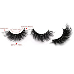 Full Strip Eyelashes Fluffy Slender False Eyelashes Natural Cross Party Makeup