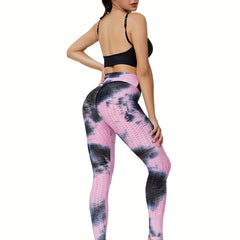 Tie Dye Yoga Leggings Women Fitness Running Gym Active Pants
