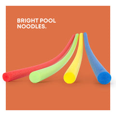 Hillington Set of 2 Pool Noodles 1.5m Long Assorted Colors Swimming Aid