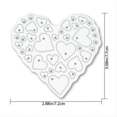 Metal Cutting Dies Heart Love Decoration Scrapbook Paper Craft DIY