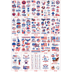 Patriotic Party Favors American Flag Glasses Stickers Circle Bracelet