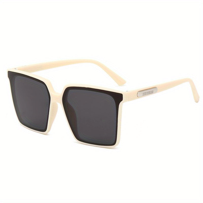 Large Square Polarized Sunglasses for Men Women - UV400