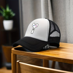 Y2K Print Causal Trucker Hat & Mesh Baseball Cap Sunshade Dad Hats
