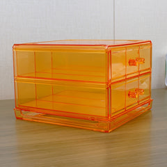 6 Grids Acrylic Storage Box for Office, Cosmetics, Jewelry, Christmas Supplies