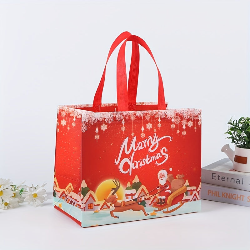 4pcs Christmas Gift Bags With Handles 32 24 17 02cm