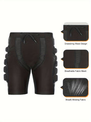 Snowboard Protection Padded Compression Shorts 3D Hip Protection