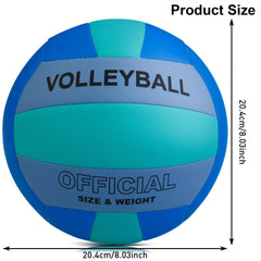 Size 5 Gray Green Volleyball for Indoor Outdoor Sports Training