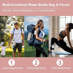 40oz Tumbler Cup Anti Scald Water Bottle Carrier Bag
