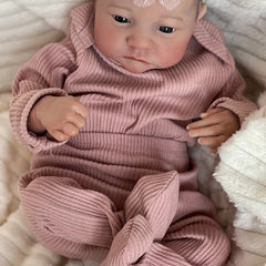 19in Reborn Baby Doll Levi Awake 3D Skin Veins Collectible Art Doll