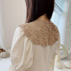 Solid Versatile Decorated Shawl Wrap For Women Fall Spring
