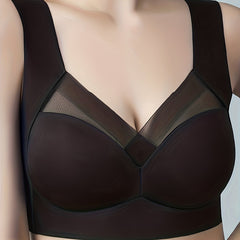 Comfy Mesh Wireless Push Up Intimates Bra