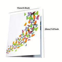 Flying Butterflies Pop Up Card for Mother's Graduation