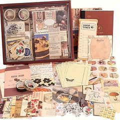 Scrapbooking Supplies Kit Retro Plant Fantasy Style DIY 15.24x10.16 cm