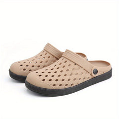 Men's Lightweight Comfy Clogs Hollow Out Garden Shoes