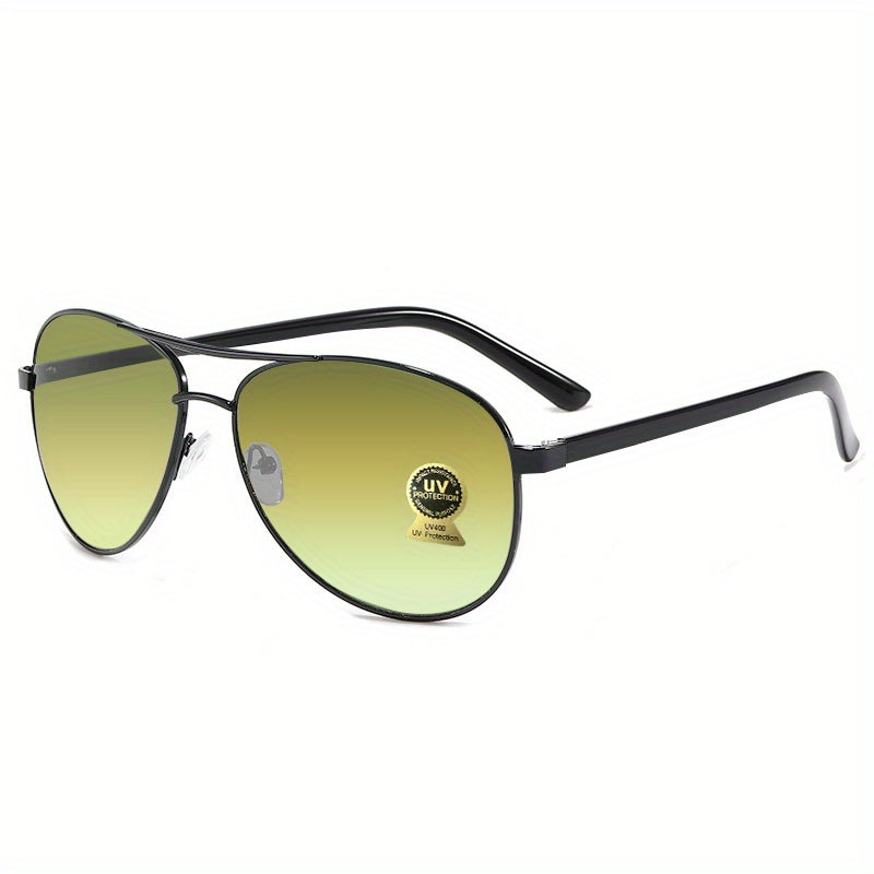 Men's UV400 Pilot Sunglasses Driving Sun Glasses Vintage Style