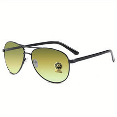 Men's UV400 Pilot Sunglasses Driving Sun Glasses Vintage Style