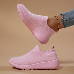 Thick Bottom Heighten Running Shoes Mesh Breathable Lightweight Comfortable Shoe