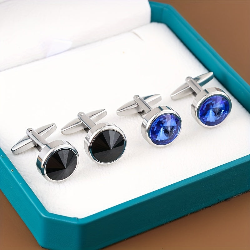 Round Cufflinks Business Shirt Clothing Buttons For Men And Women