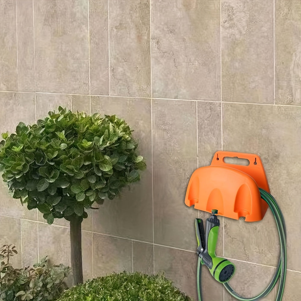 Wall Mounted Garden Hose Pipe Hanger Holder Bracket Storage Shed Fence Metal