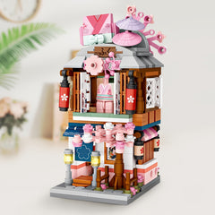 Building Blocks Street View Kimono Shop Toy