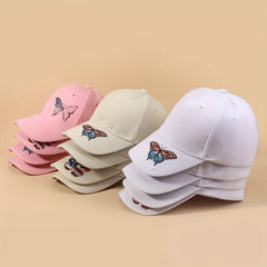 Flag Butterfly Baseball Cap Printed Dad Hat Independence Sun Hats